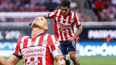 Chapo y Chicharito en partido con Chivas/FOTO: Estadio Deportes