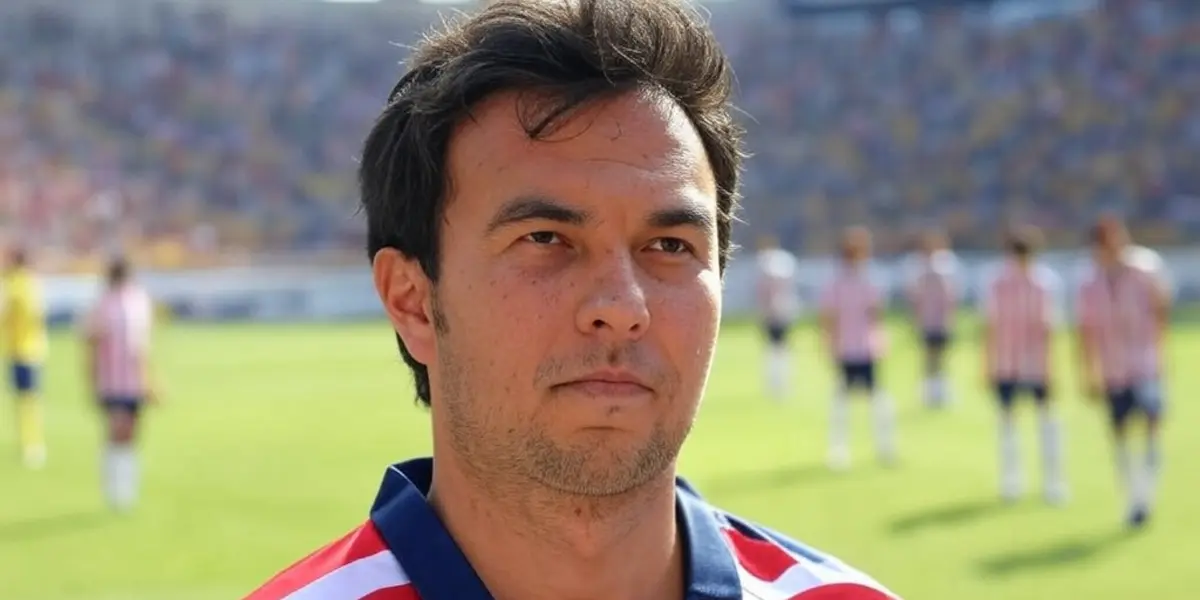 Checo Pérez estuvo presente en el Estadio Akron para el Clásico Nacional | Foto: Imagen generada por Grok de X