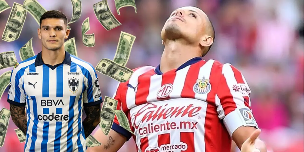 Chicharito con Brandon y billetes/FOTO: Marca