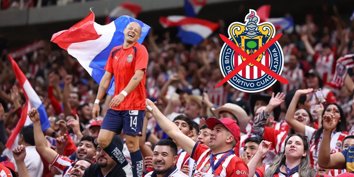 Chicharito riendo con la afición del rebaño