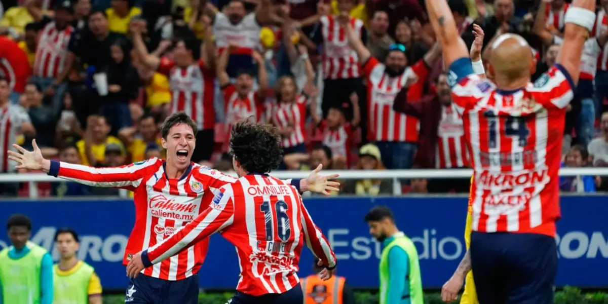 Chicharito se volvió loco y celebró con todo la victoria sobre el América | Foto: ESPN