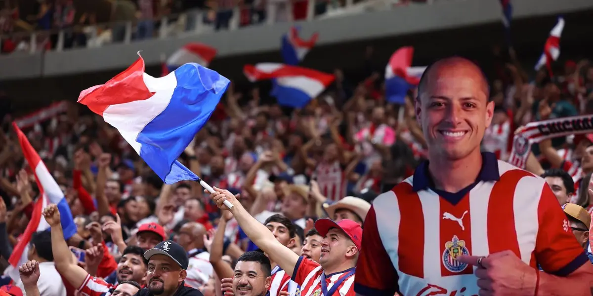 Chicharito y la afición de Chivas