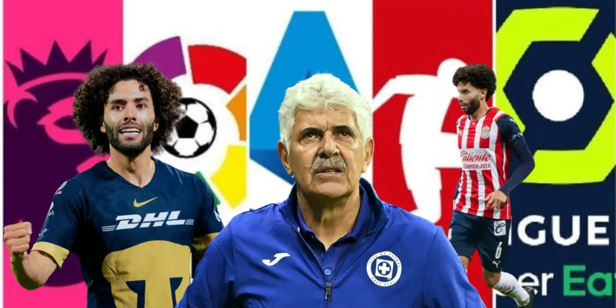 Chino Huerta y Tuca con las Ligas Europeas/FOTO: 90Min