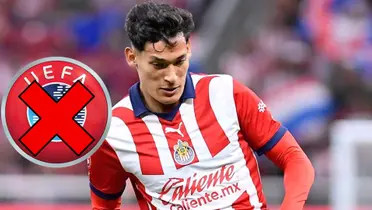 Chiquete Orozco y logo de la UEFA