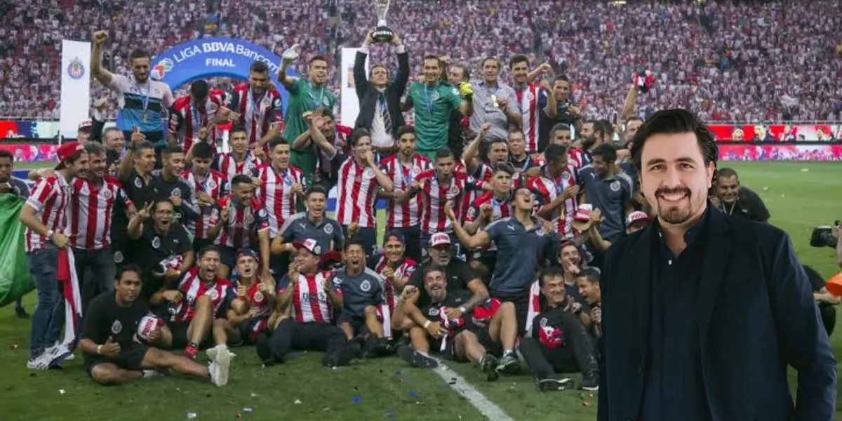Chivas campeón y Amaury Vergara/FOTO: Esto