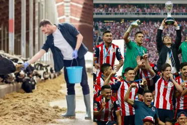 Chivas de Guadalajara tuvo un jugador que aportó dentro del vestidor y ganó un título, ahora cuida ganado vacuno.