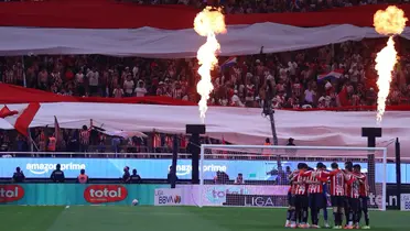 Chivas en partido. Foto: Chivas