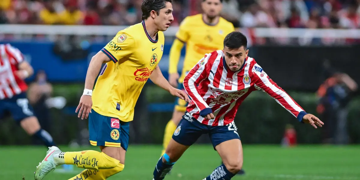 Chivas y América se volvieron a ver las caras en el Akron y un rojiblanco fue el MVP de ambos encuentros | Foto: X @clubamerica
