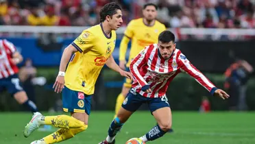 Chivas y América se volvieron a ver las caras en el Akron y un rojiblanco fue el MVP de ambos encuentros | Foto: X @clubamerica