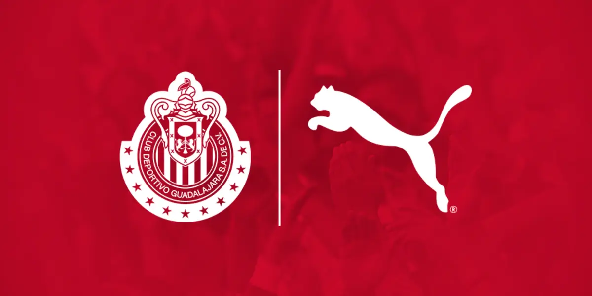 Chivas y Pumas con fondo rojo / Chivas