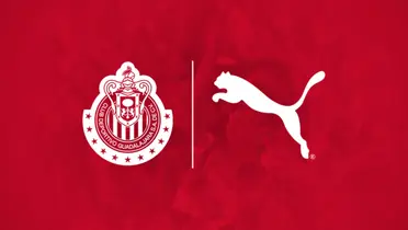 Chivas y Pumas con fondo rojo / Chivas
