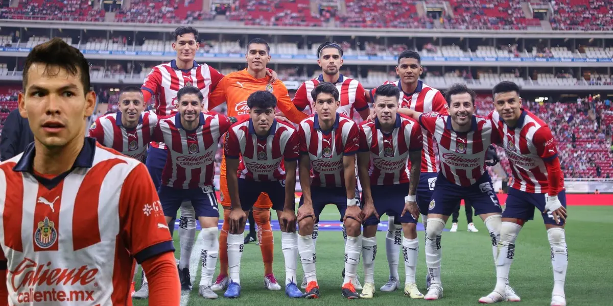 Chucky con la de Chivas y todo el equipo rojiblanco