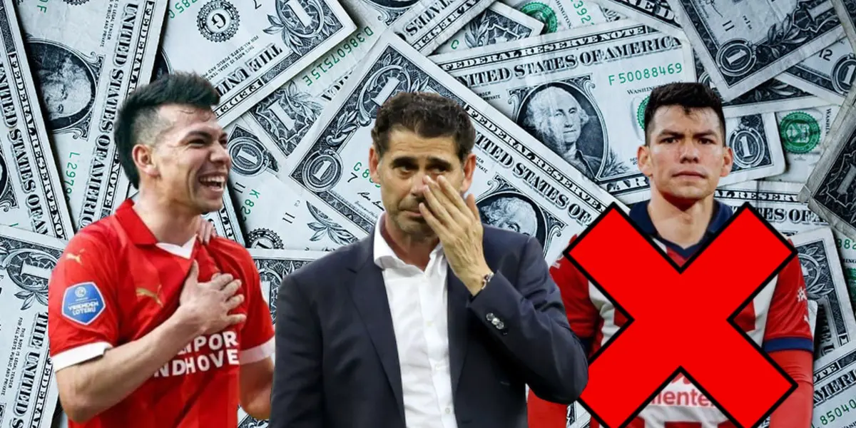 Chucky con la del PSV, Hierro lamentándose y Chucky con la deChivas