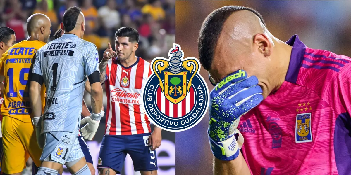 Con categoría, así respondió Víctor Guzmán tras el balonazo que le dio Nahuel Guzmán.