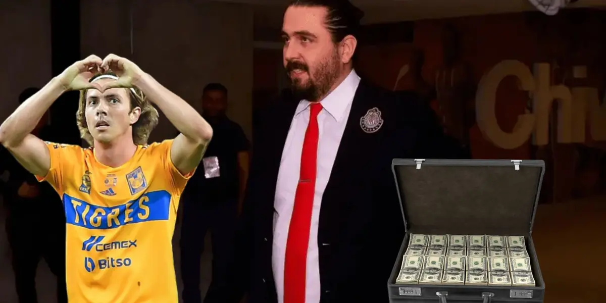 Córdova con Tigres, Amaury y un maletín de dinero