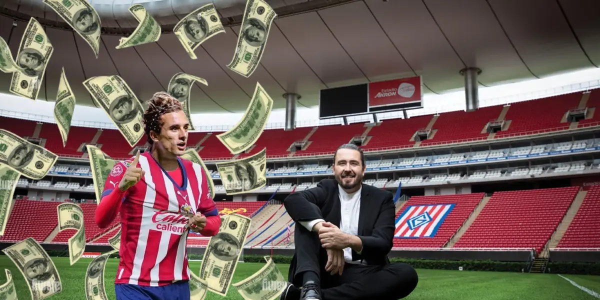 Cortizo con la de Chivas y Amaury Vergara en el Akron