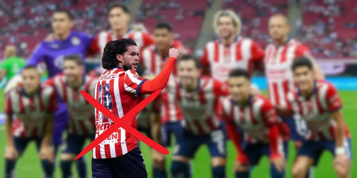 Cowell y jugadores de Chivas/FOTO: X Chivas