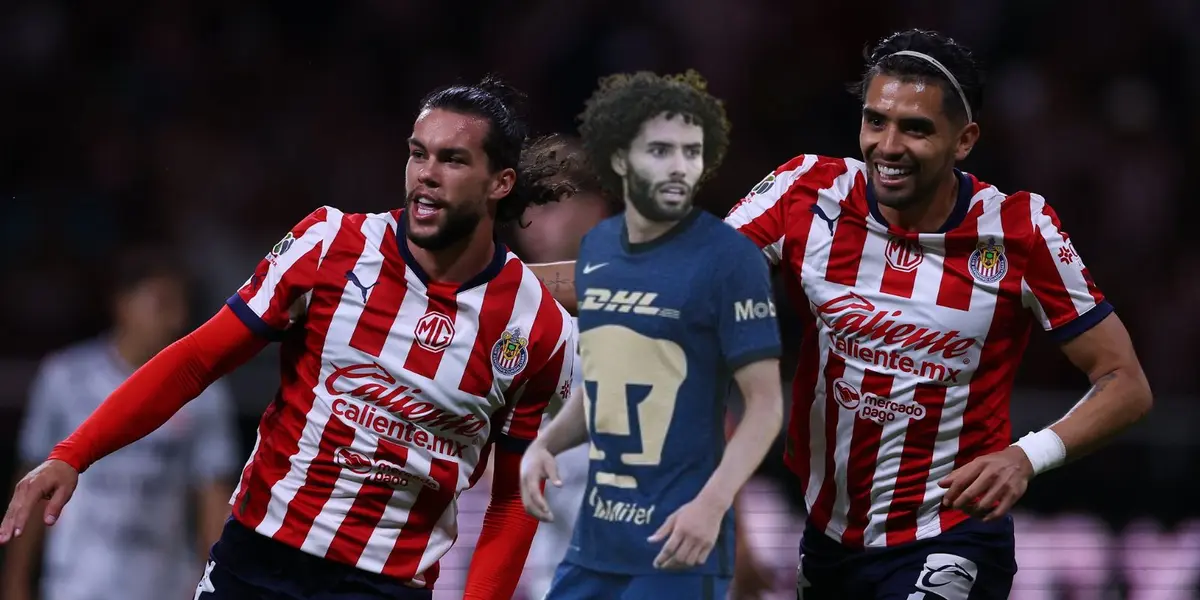 Cowell y Marín con Chino Huerta/FOTO: X: Chivas