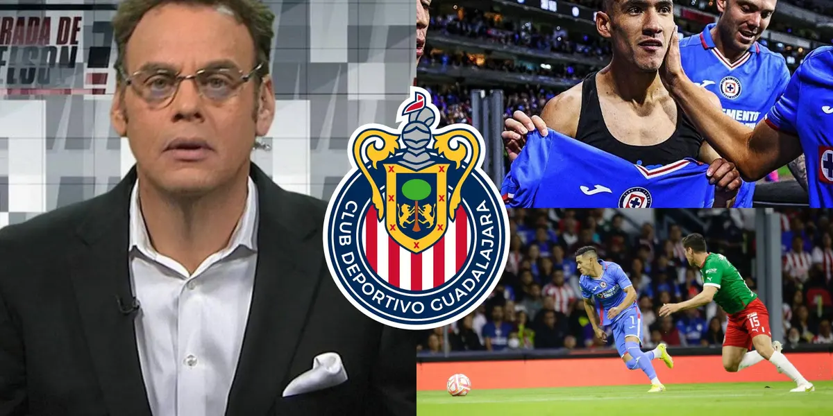 David Faitelson reaccionó por la anotación del ex jugador del Rebaño y lo pone en su lugar.