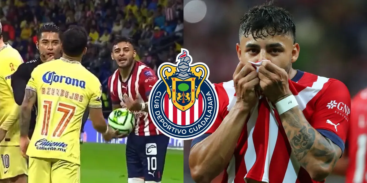 Destapan lo que le dijo Alexis Vega a Zendejas en plena semifinal entre América y Chivas.