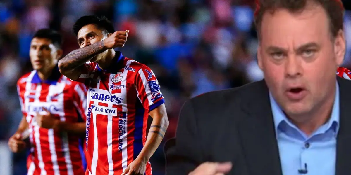 Dieter Villalpando marcó un golazo en el partido entre Atlético de San Luis y Cruz Azul