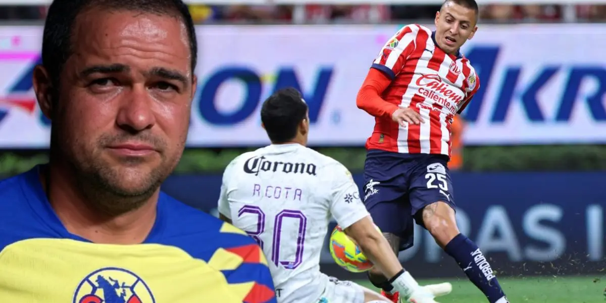 DT del Club América y Piojo Alvarado / Foto: MEXSPORT