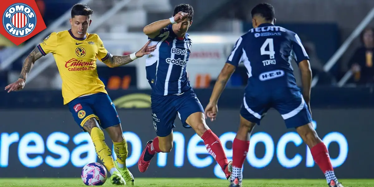 Duelo entre América y Rayados (Fuente: MEXSPORT)
