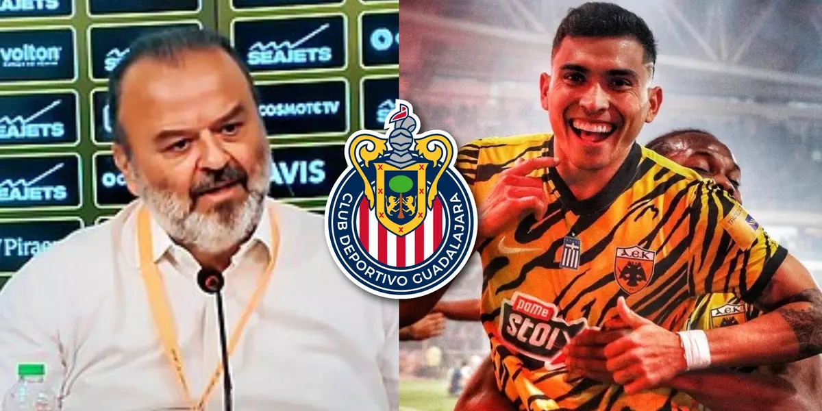 Dueño del AEK Athenas habló de Chivas y el interés en Orbelín Pineda | Foto: Especial