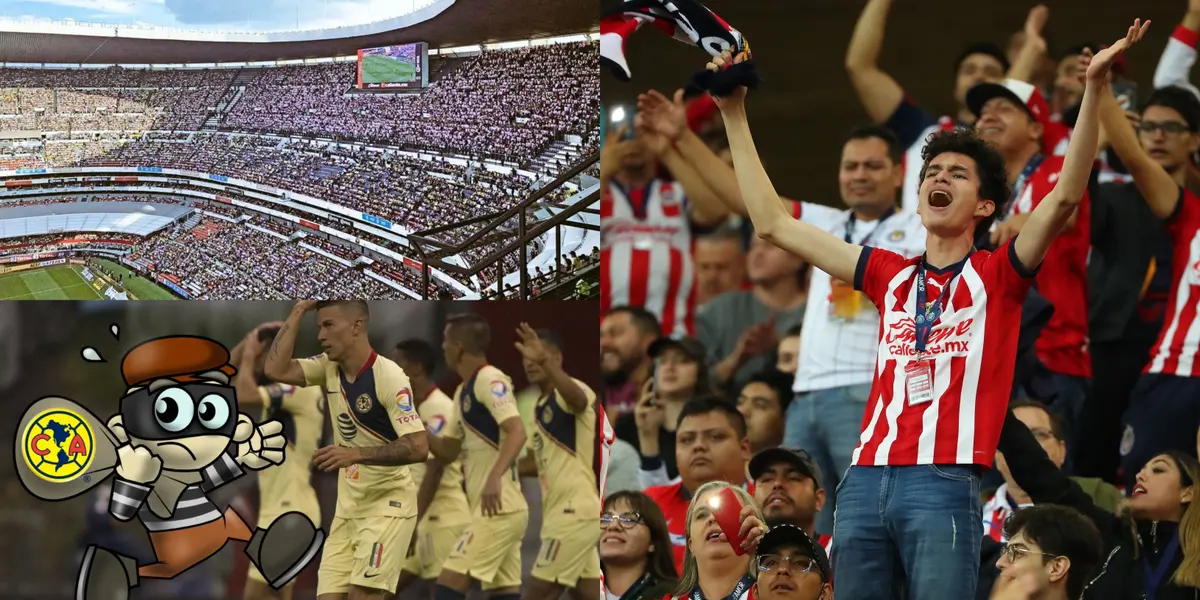 El americanismo tiembla ante la posibilidad que Chivas les llene el Azteca.