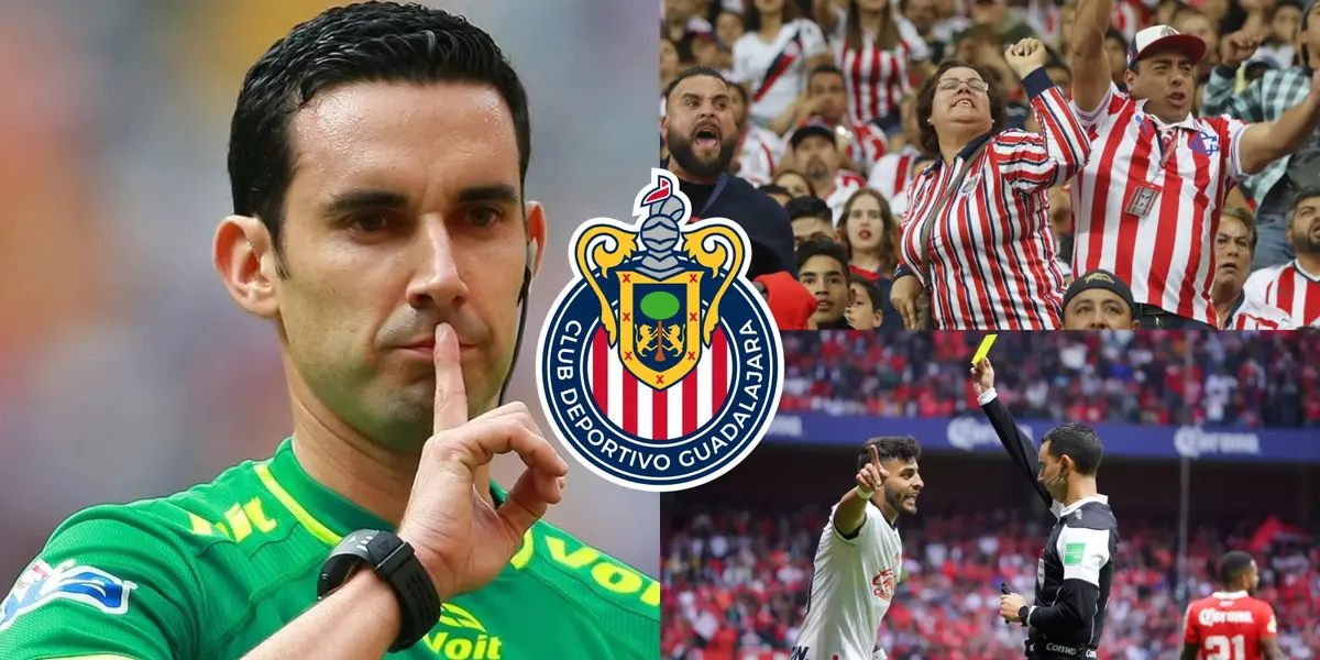 El árbitro del Chivas vs América, César Arturo Ramos y las palabras que hacen temblar a la afición de rojiblanca.