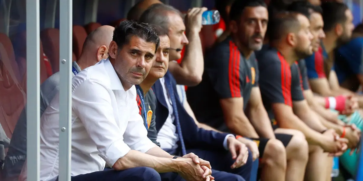 El entrenador español Vicente del Bosque no duda de la capacidad de Fernando Hierro