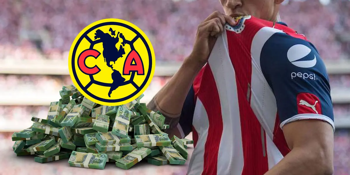 El ex de Chivas, que ahora podría llegar al América por 90 millones sería César Huerta