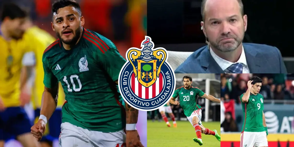 El ex futbolista y analista de Azteca Deportes Luis García se rindió ante el enorme nivel que tiene el 10 de Chivas, mientras los jugadores del América solamente estorbaron frente a Suecia.