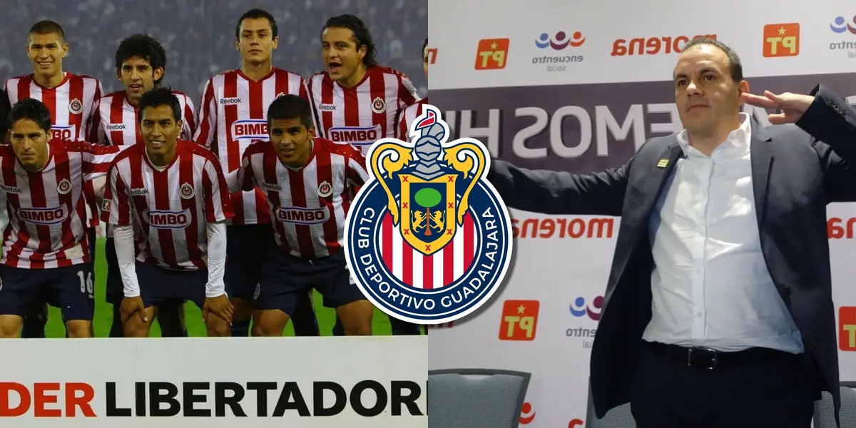 El futbolista jugó un par de torneos en Chivas, pero no estuvo a la altura.