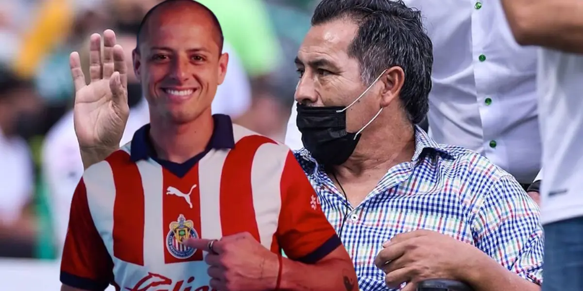 el gesto de Chicharito con Benja Galindo