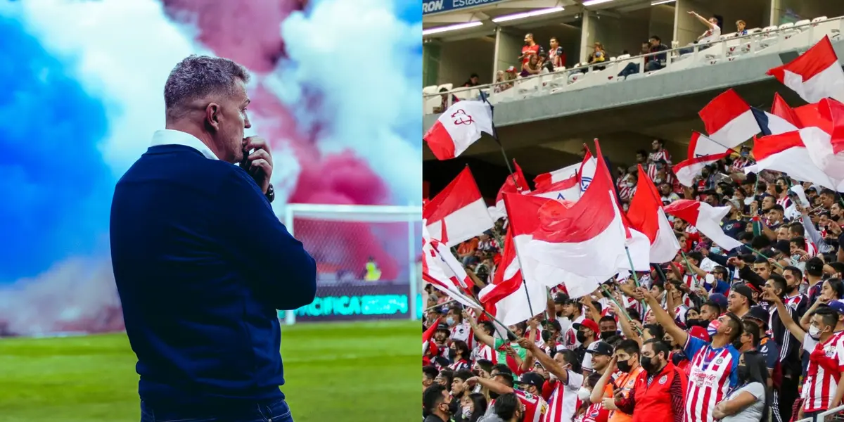 El gesto de Óscar García que es aplaudido por la afición | Foto: X @chivas