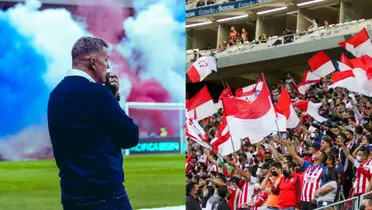 El gesto de Óscar García que es aplaudido por la afición | Foto: X @chivas