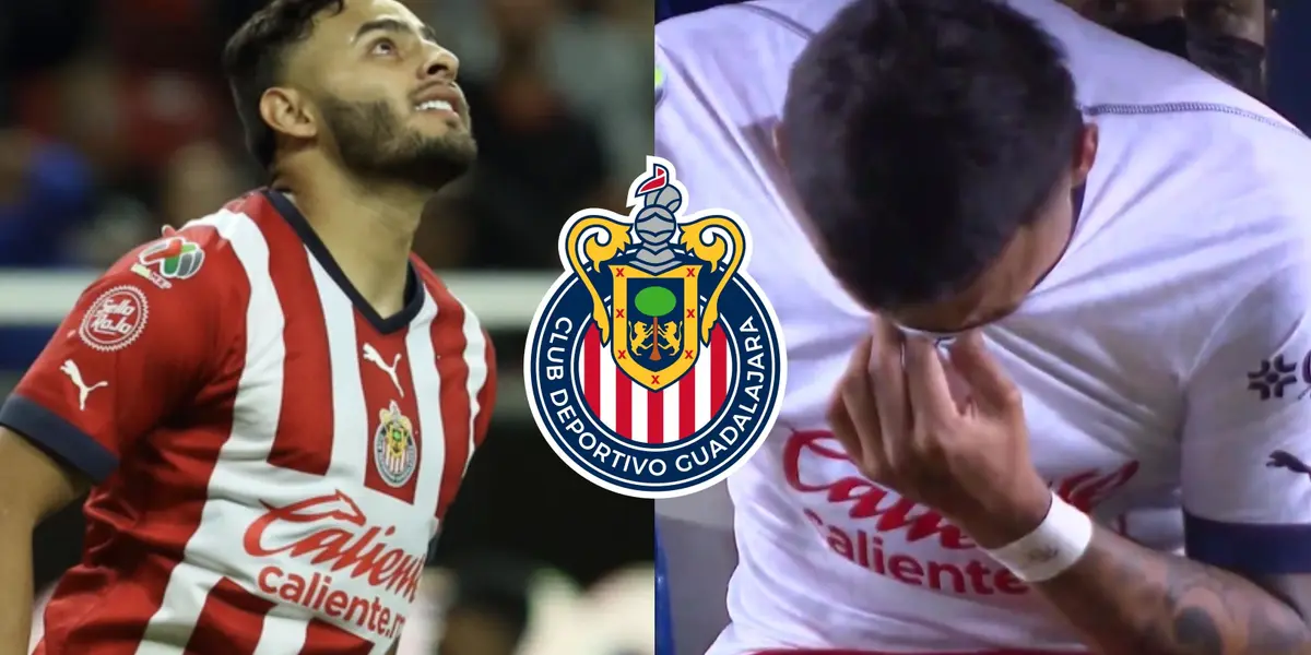 El historial de lesiones de Alexis Vega preocupa a Chivas