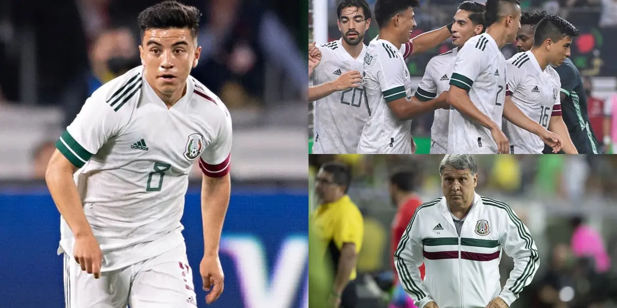 El mediocampista del Rebaño brilló con la selección mexicana.