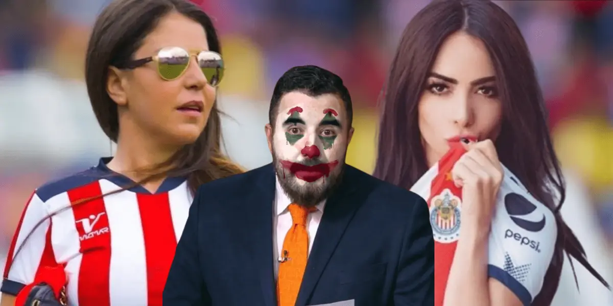 El periodista Álvaro Morales se quiso burlar de Chivas y otra periodista lo dejó como parado