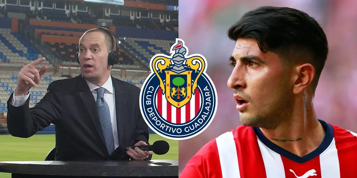 El periodista André Marín se mostró muy decepcionado por la derrota de Chivas el sábado pasado.