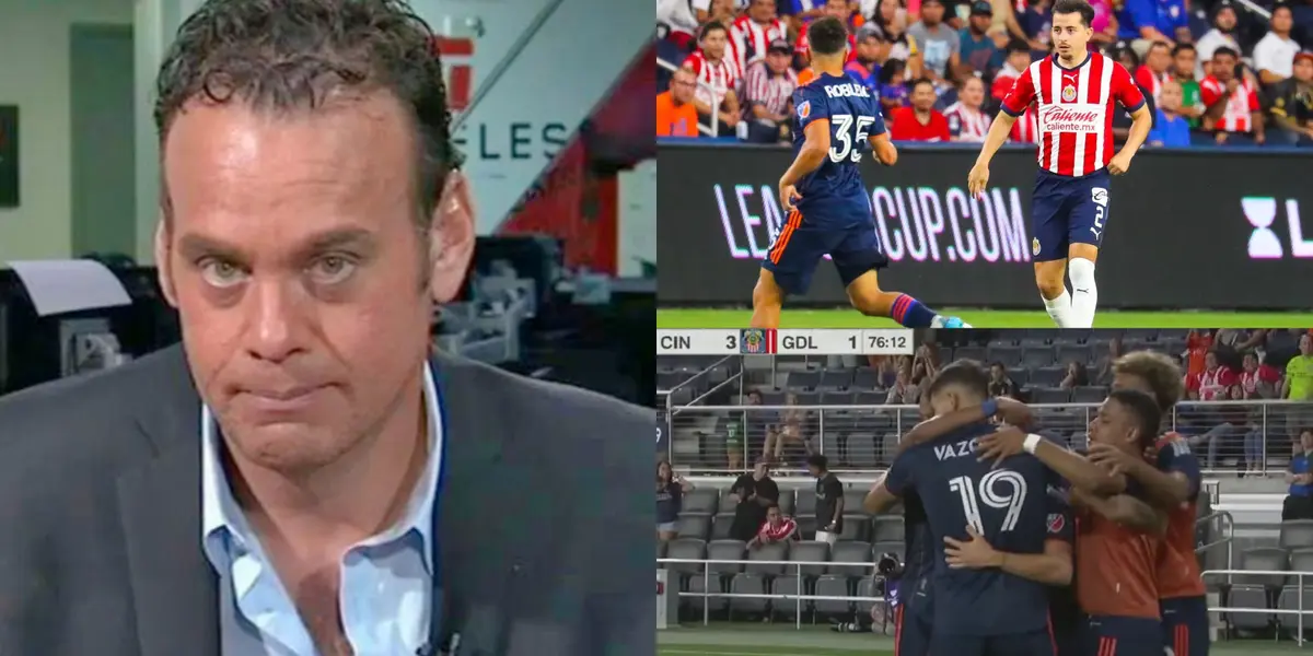 El periodista explotó por la nueva actuación de Chivas ahora contra el FC Cincinnati.
