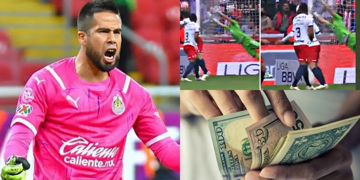 El portero y el nuevo precio que tiene ahora que es una de las figuras determinantes en las Chivas de Ricardo Cadena.