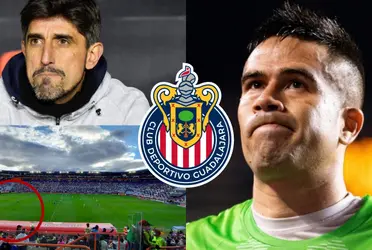 El que sería el próximo sustituto de Miguel Jiménez en el arco de Chivas estuvo en el Estadio Hidalgo.