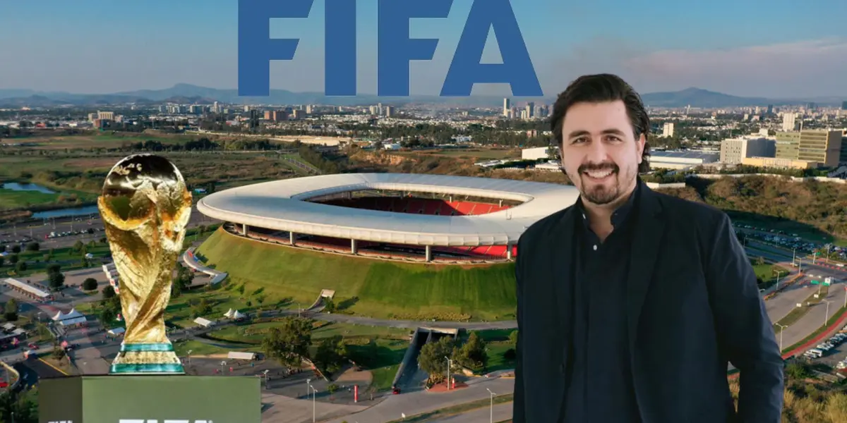 El trofeo de la FIFA en el Akron y Amaury