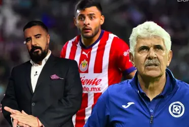 El Tuca Ferretti perdió el control en contra de Álvaro Morales todo por defender a Alexis Vega