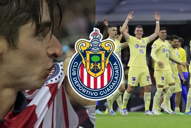 En América lo quieren idolatrar, pero antes ya había jurado amor a Chivas y hasta beso el escudo.