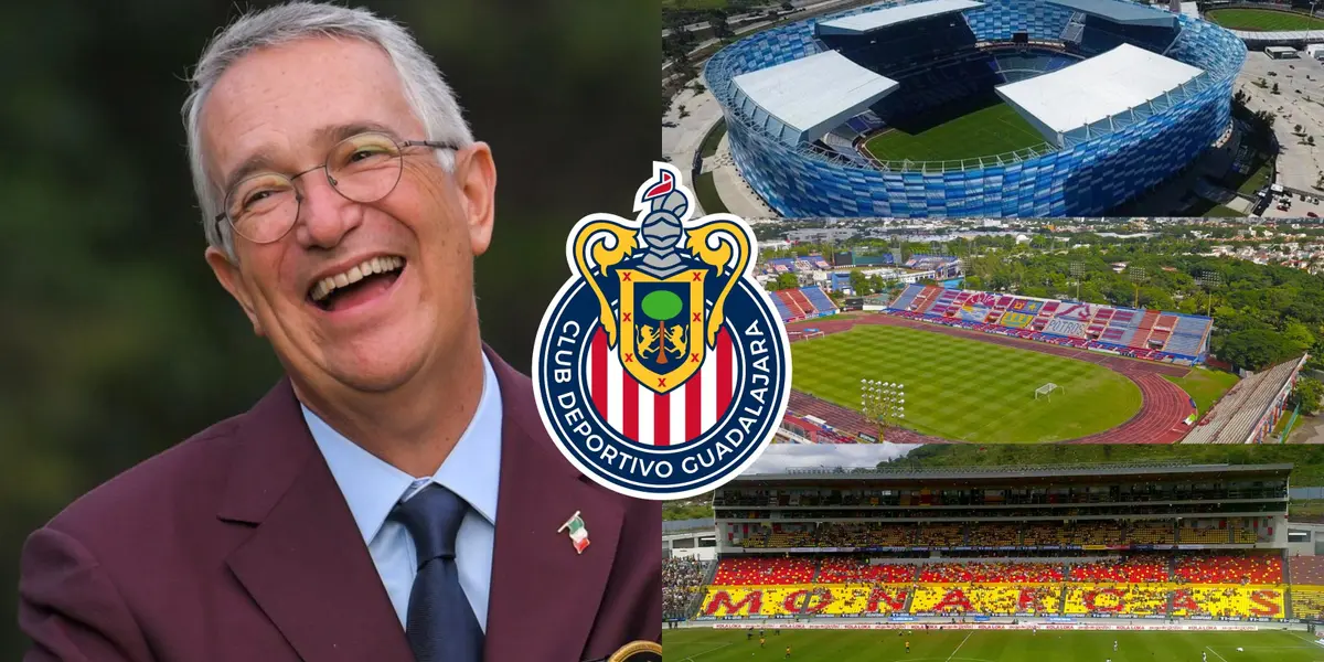 En dueño de Televisión Azteca reveló a dónde se llevaría a jugar a Chivas si compra el equipo.