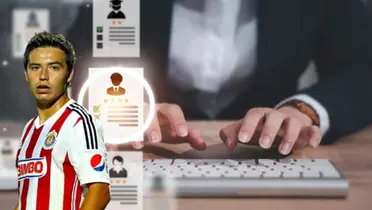 Erick Torres junto a un hombre buscando empleo / FOTO Etzel Espinosa