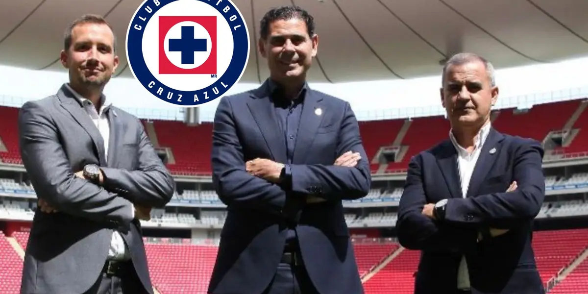 Ex directiva de Chiva y el escudo de Cruz Azul